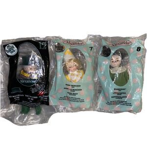 McDonalds Madame Alexander #12 Wizard of Oz, #7 Daisy Munchkin, #8 Scarecrow Toy